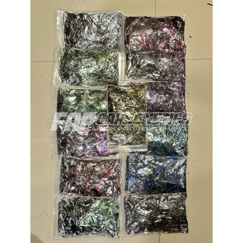 SERAT CARBON FORGED CHOPPED 12K WARNA