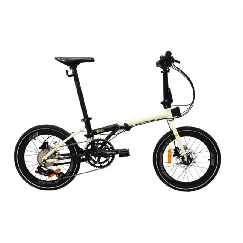 sepeda lipat element nicks 20 2x10 speed terbaru element troy x10 troy x