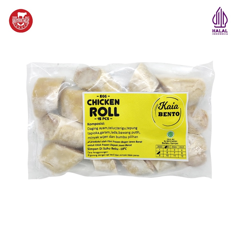 

CXMW8475 Dijamin Ori Egg Chicken Roll Frozen Olahan Daging Ayam Halal