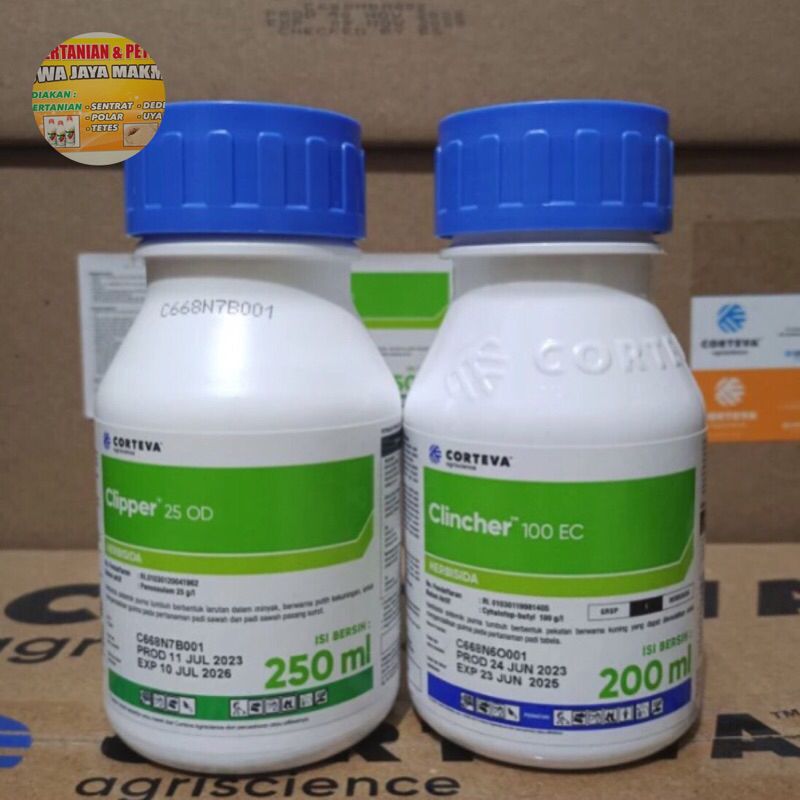 Herbisida CLIPPER CLINCHER -  Herbisida Selektif obat RUMPUT unggulan selektif padi - KEMASAN BARU