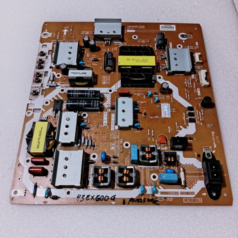 psu tv panasonic th43ex600G - power suply tv panasonic 43ex600G - regulator tv panasonic th 43ex600G