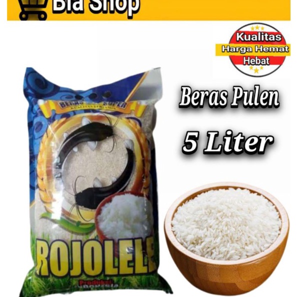 

QDYJ5449 TERMURAH Beras MEDIUM SUPER Pulen 5 Liter