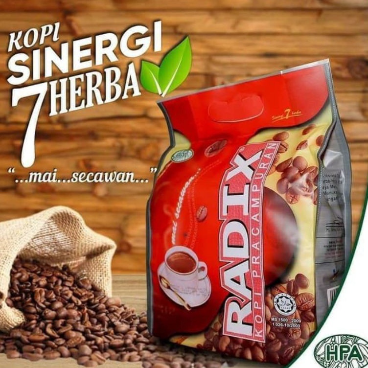 

ZYFV548 STOK SIAP COD Kopi Radix HPA isi 32 sachet
