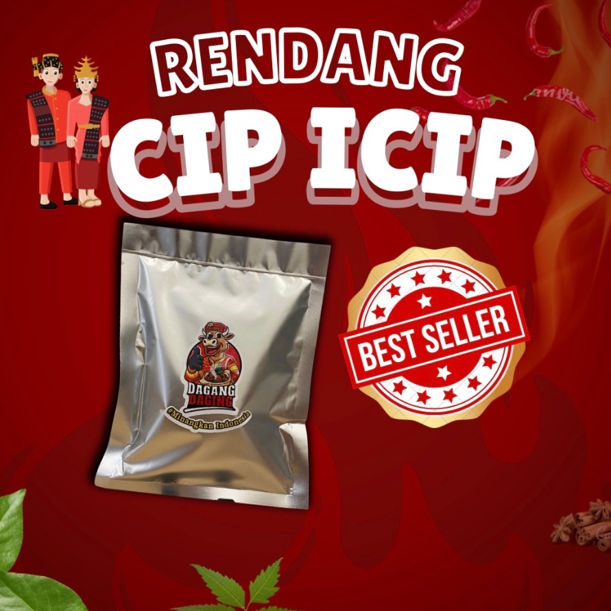 

VLXD421 Terbaru Rendang Hitam sumatera versi Icip Icip doloe 2X PORSI MAKAN 12gr