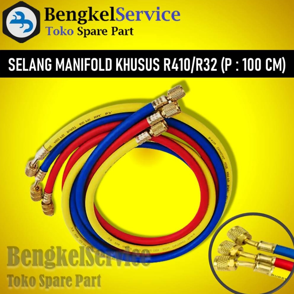 Promo Selang Manifold R41R32 Khusus  Selang Manifol Manipol Khusus R41 R32 Pengisian BCY