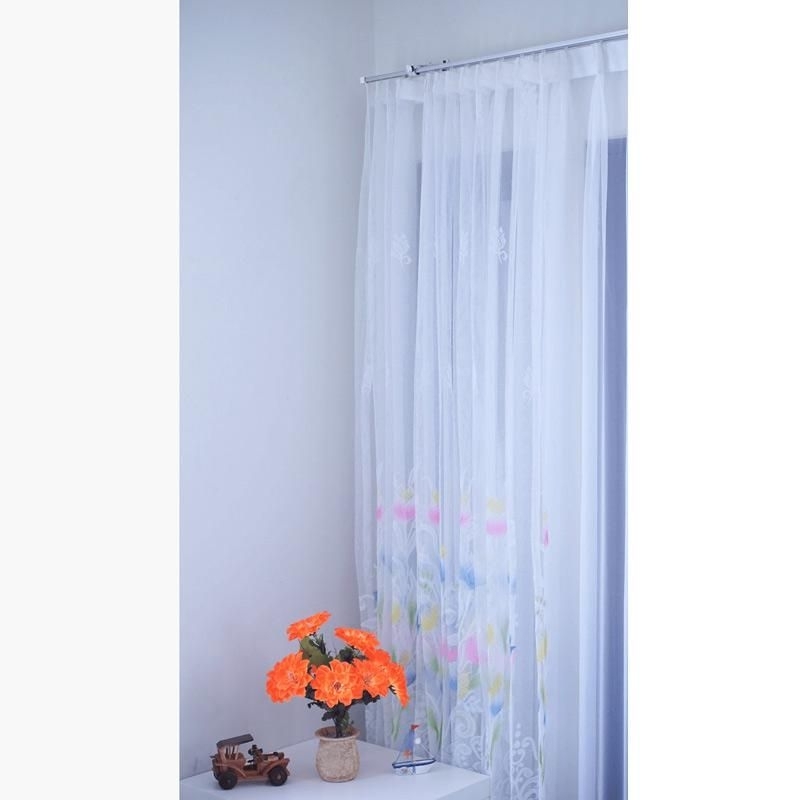 Tirai siang Gorden Daleman lapisan gorden Gorden motif bunga tulip