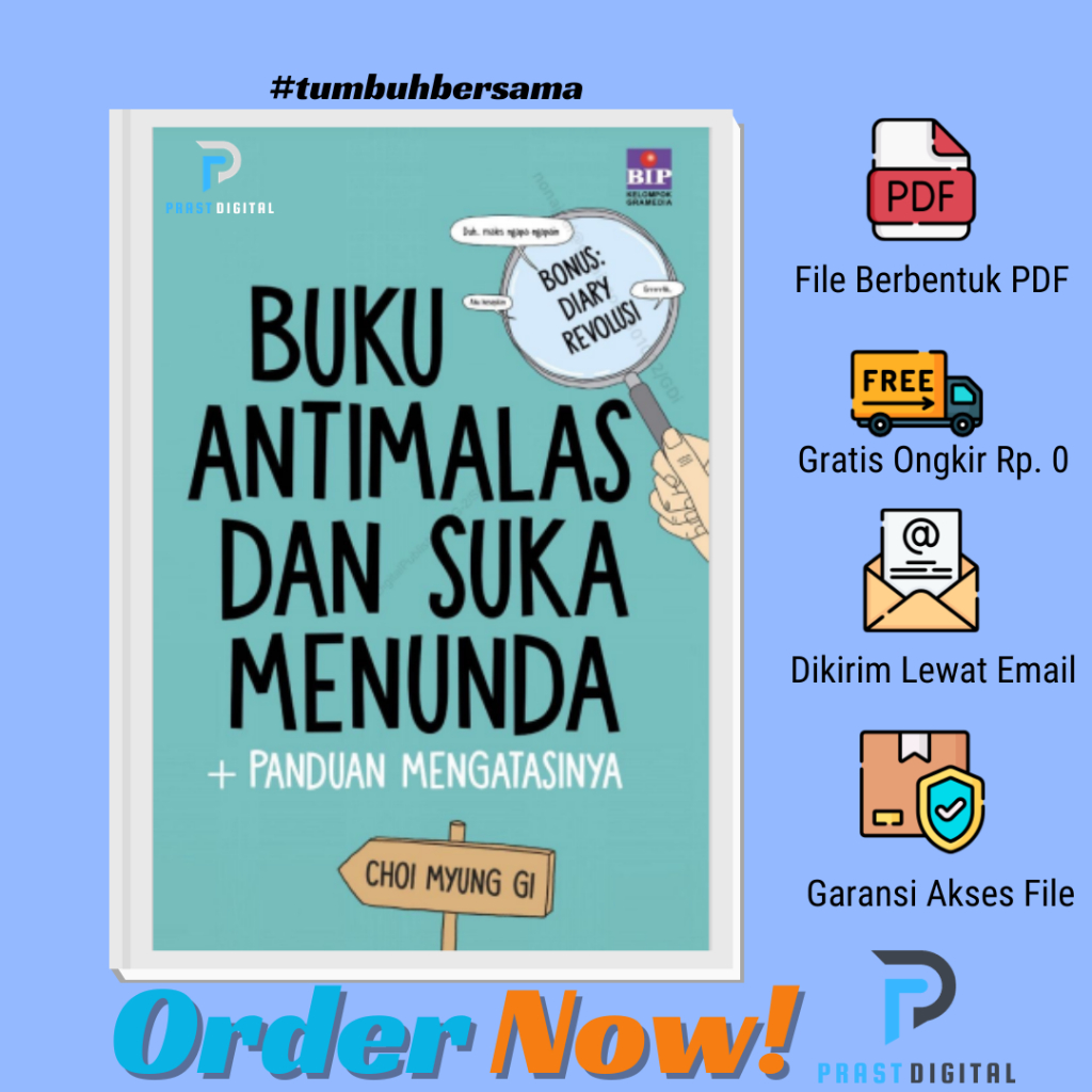 

Buku Anti Malas dan Suka Menunda, Panduan mengatasinya