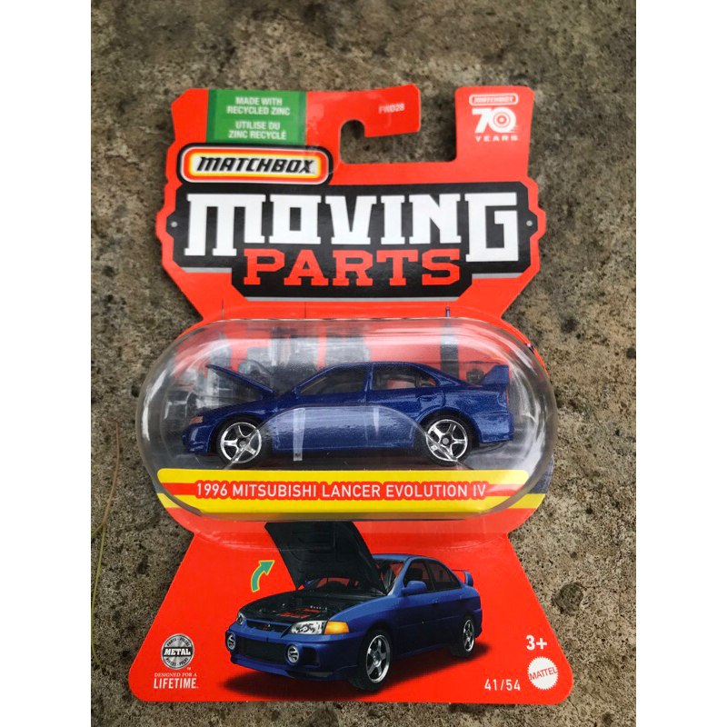 matchbox mitsubishi lancer evolution 4