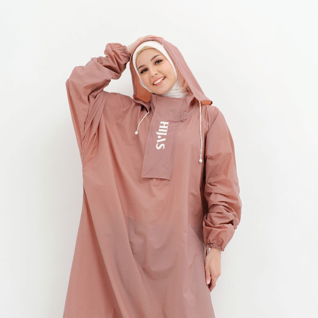 Jas hujan muslimah gamis wanita pria anti rembes  / jas hujan pria / jas hujan wanita / jas hujan ce