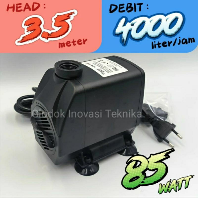 Mesin Pompa Air Aquarium Ikan Celup Submersible kolam 1500