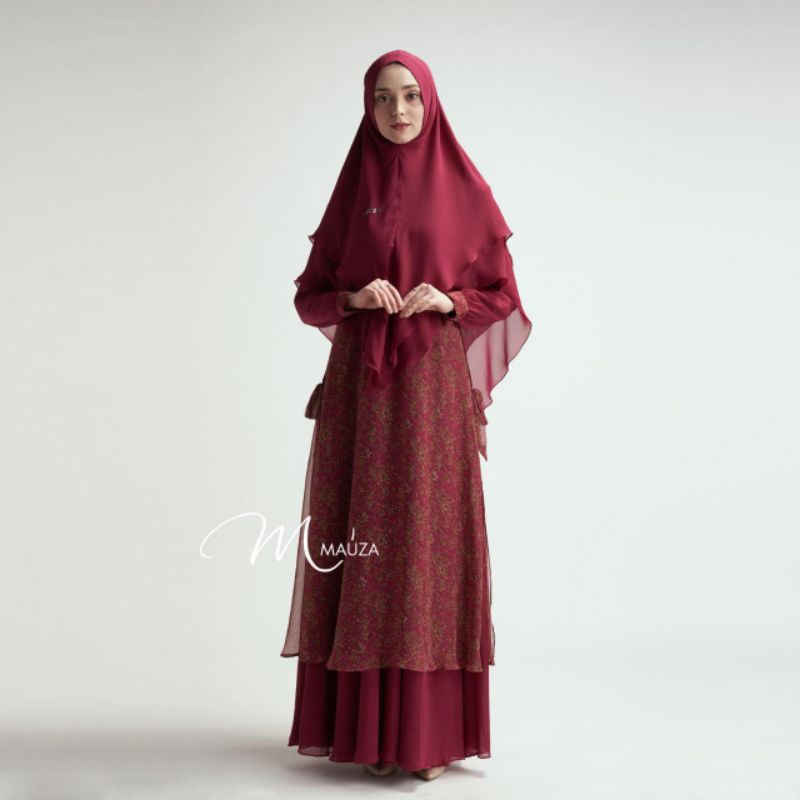Gamis Dinara Mauza Syari / Dress Only Dinara Syari / Gamis Wanita Syari Mauza