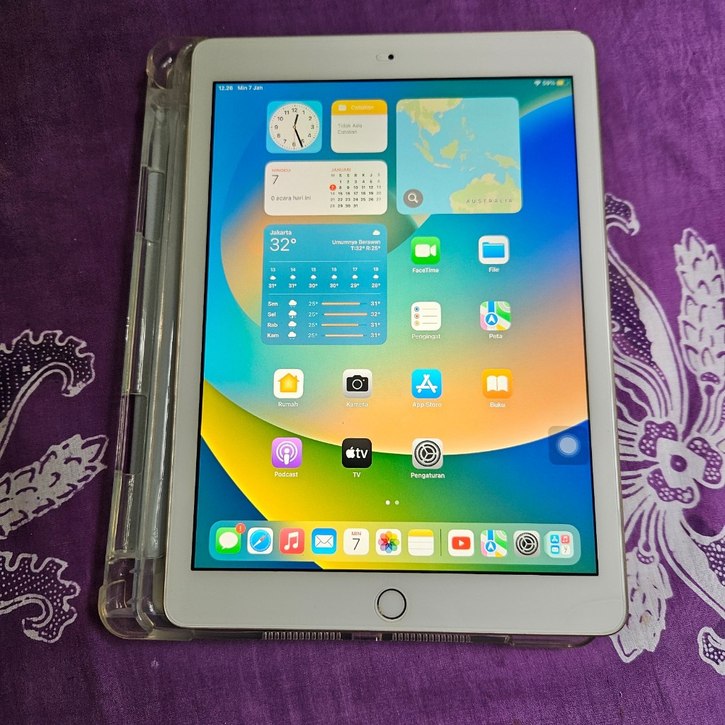 Apple iPad Gen 5 128 GB Resmi Bekas Original