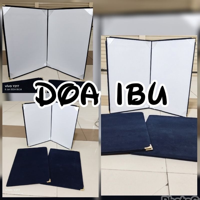 

best seller map upacara bendera map kantor warna biru dongker F4