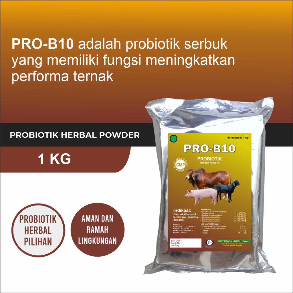 

PROBIO - Suplemen Powder Penggemuk Sapi 1 Kg