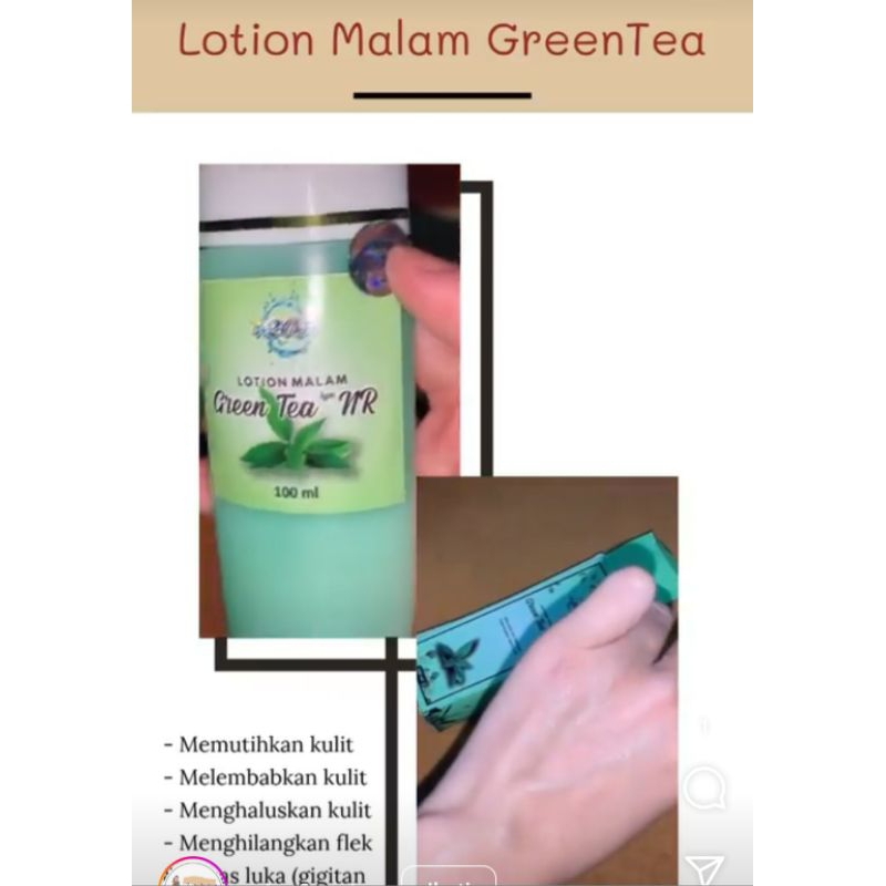hb greentea dosting bpom