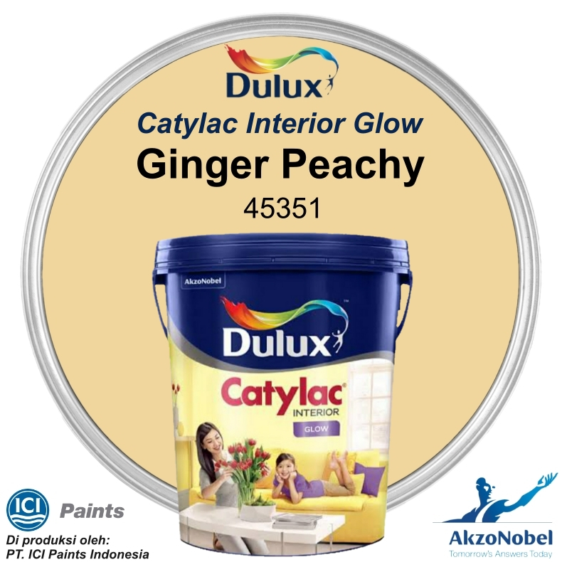 CAT DULUX CATYLAC GLOW 4.5 KG - GINGER PEACHY 45351