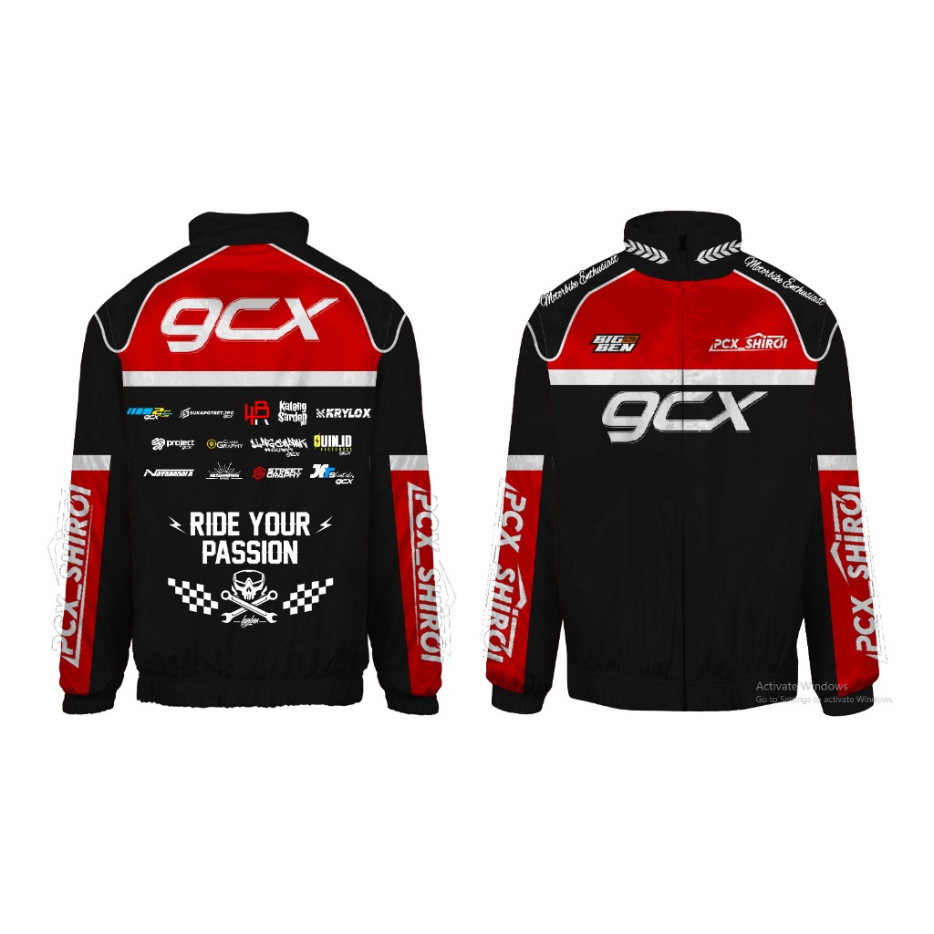 CUSTOM JACKET NASCAR JACKET RACING JACKET RIDING SATUAN FREE DESIGN
