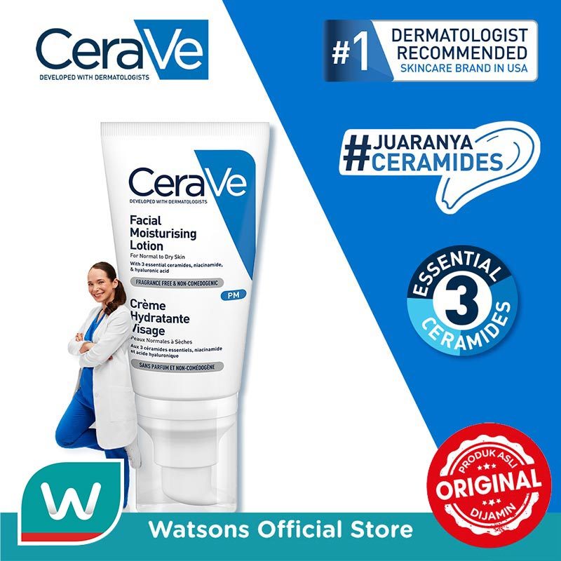 Cerave Facial Moisturising Lotion - PM 52ml