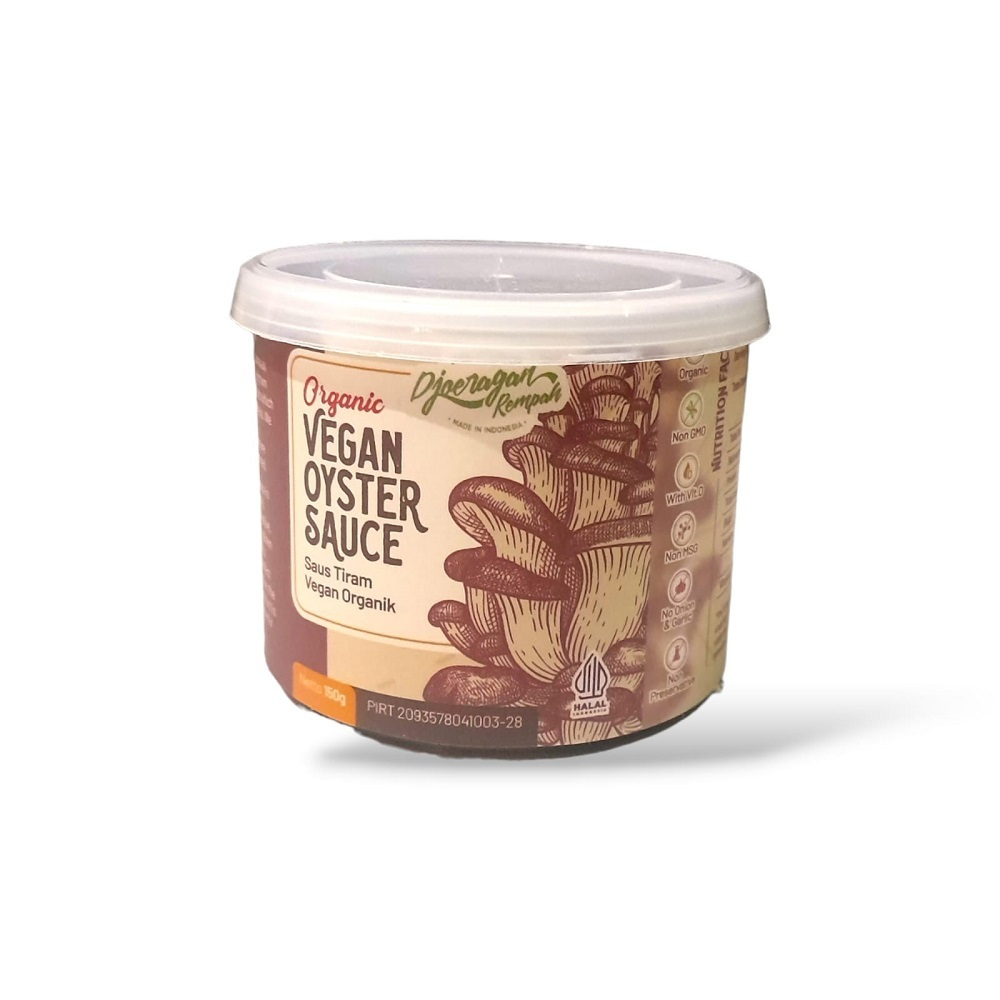 

SAUS TIRAM ORGANIK VEGAN OYSTER SAUCE DJOERAGAN REMPAH 150GR