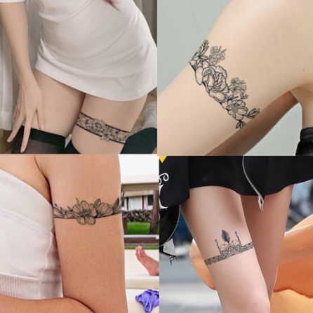 PREMIUM Tato Temporer tahan lama 1 bulan ARMBAND semi permanen fruit ink tattoo temporary waterproof