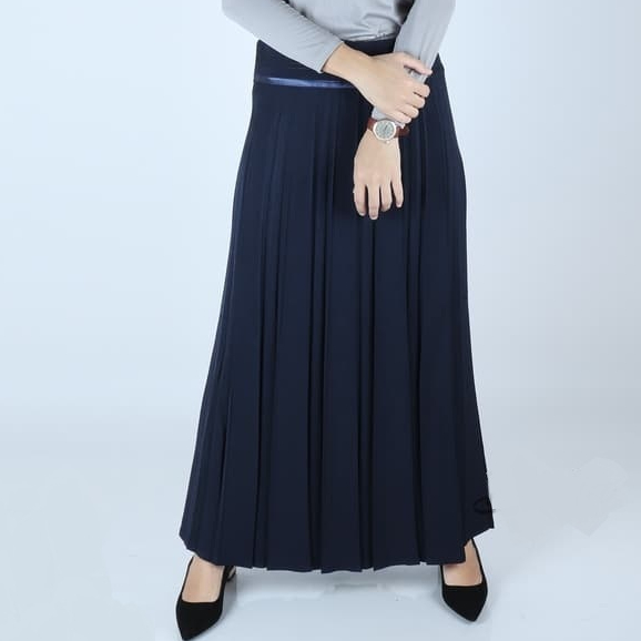 BAYAR DITEMPAT Rok Kerja Panjang Rempel JUMBO Size 5XL 4XL 3XL 2XL XL L M S | COD Rok Panjang Wanita