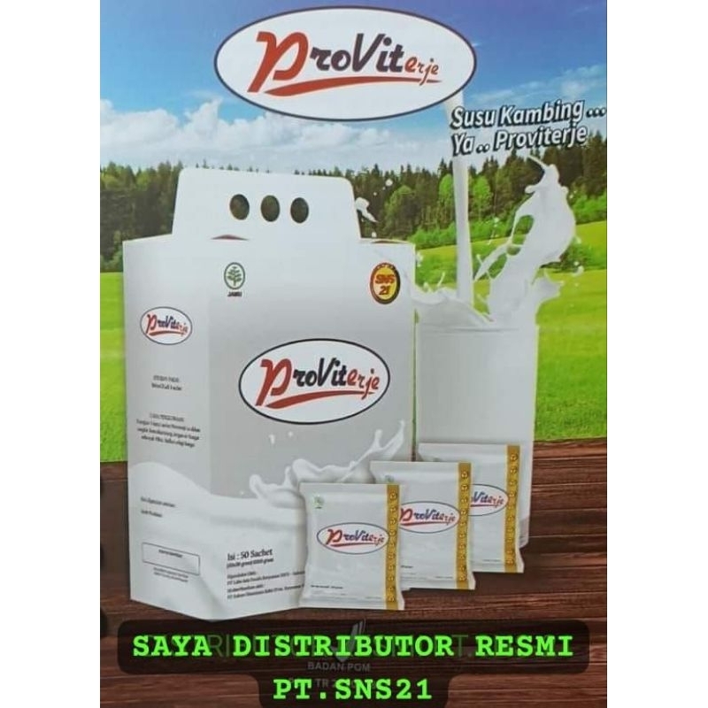 

Susu Kambing Etawa ProVitErje SNS21 kemasan 25 saset @20gr ji