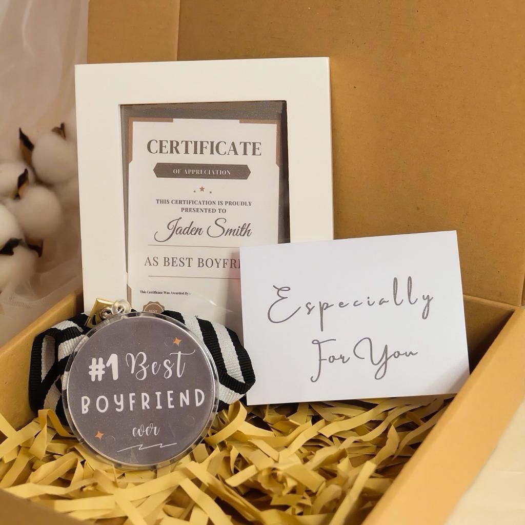 SERTIFIKAT MEDALI BEST BOYFRIEND BEST GIRLFRIEND | SERTIFIKAT CUSTOM | KADO PACAR | HADIAH PACAR