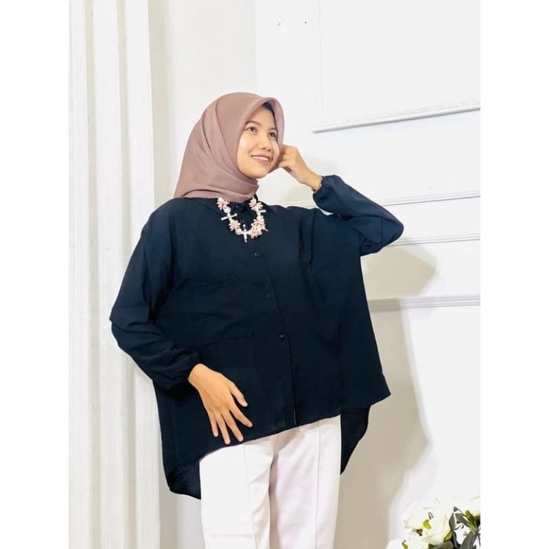 KEMEJA OVERSIZE CRINKLE AIRFLOW
