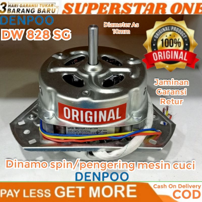 Dinamo/motor mesin cuci Denpoo DW-828 SG/DW 828 DINAMO SPIN