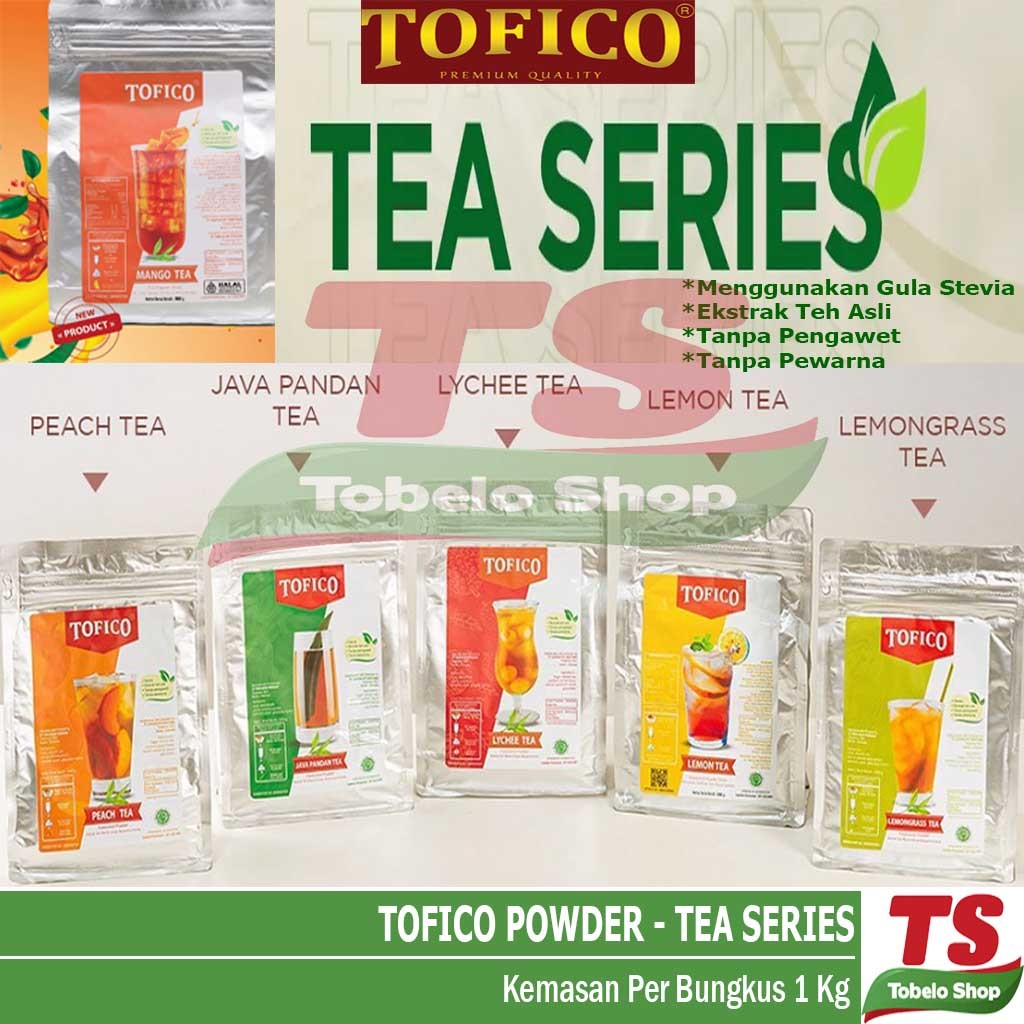 

TOFICO LEMON TEA POWDER 1KG / PEACH TEA / LYCHEE TEA / PANDAN TEA / MANGGO TEA / LEMONGRASS TEA