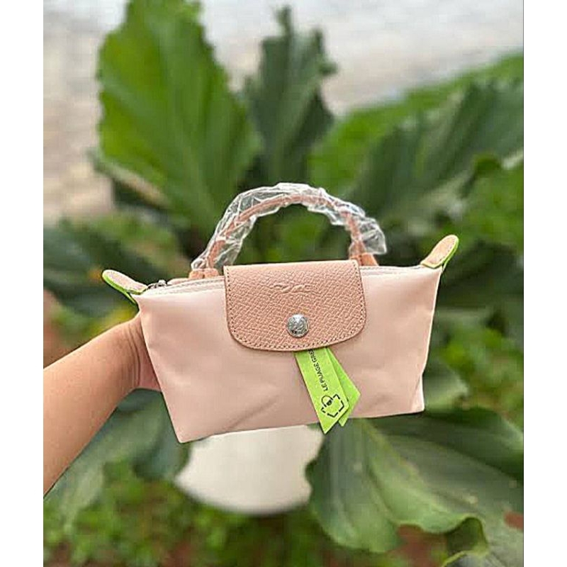 longchamp pouch flowers