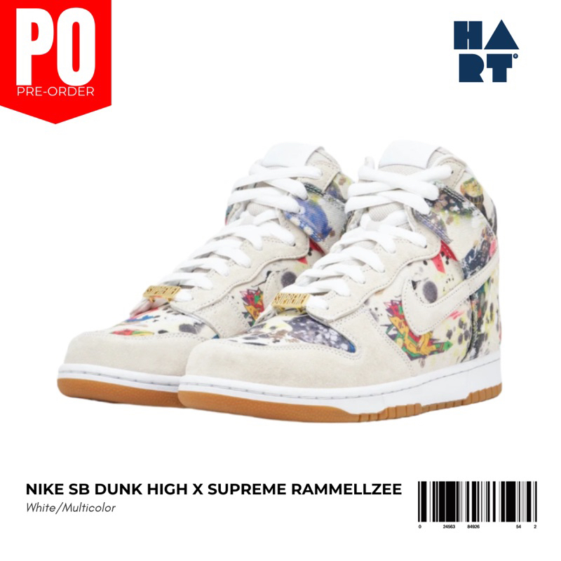 NIKE SB DUNK HIGH X SUPREME "RAMMELLZEE"
