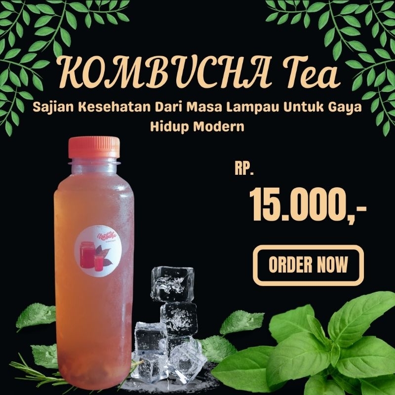 

Minuman Kesehatan Teh Kombucha Rasa Strawberry 250 ml