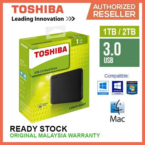 TOSHIBA Ready Stock Local Ship 2TB 1TB Hardisk Eksternal Original Seagate Hard Disk External Hard Dr