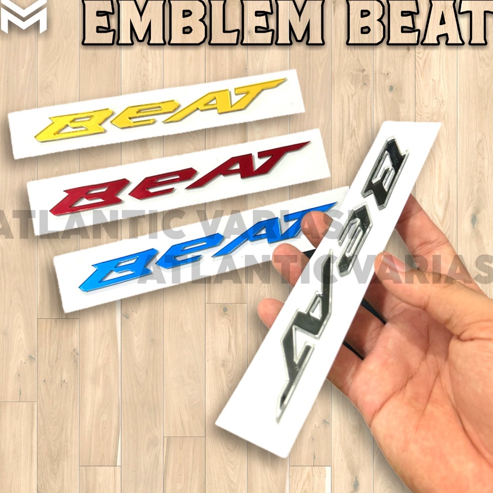 Terkini  WARNING  SET EMBLEM TIMBUL LOGGO BEAT EMBLEM LOGO 3D VARIASI BEAT TIMBUL EMBLEM BAHAN AKRIL