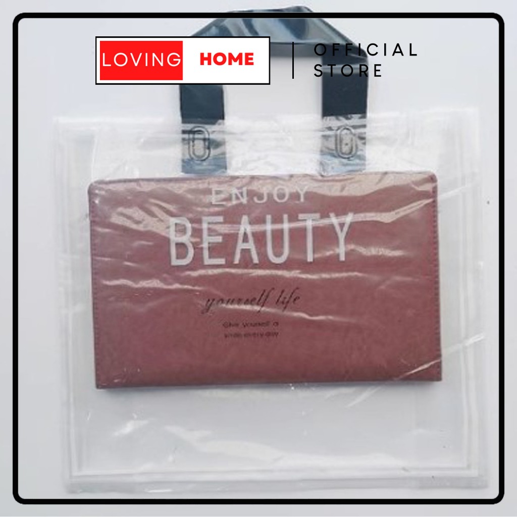 

LOVING HOME - Paperbag plastik kresek beauty plastik transparant