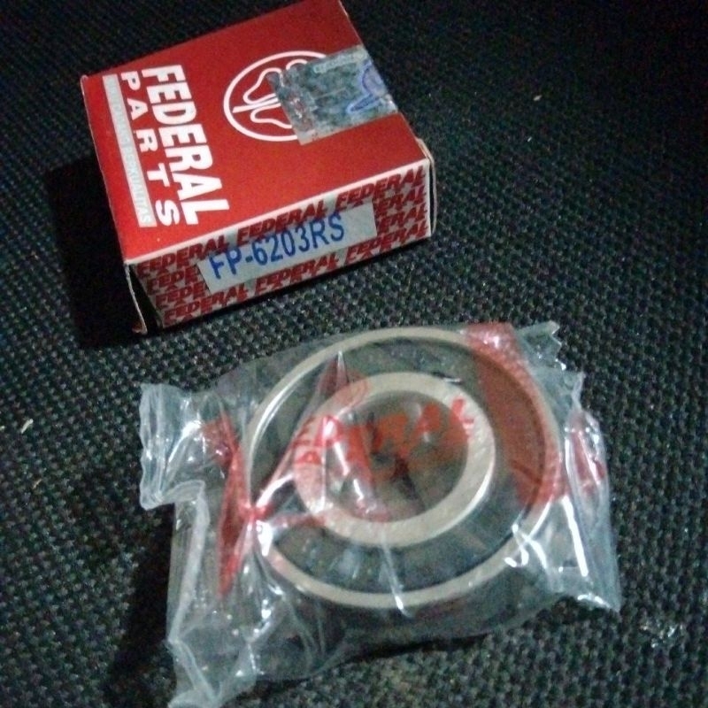 FEDERAL FP 6203RS Bearing-Bering Laher-Lahar-Laker Bantalan Roda Nap Gear Gir Belakang 6203 RS Honda