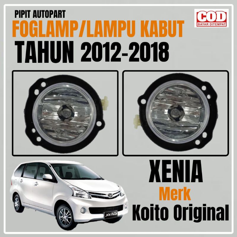 FOGLAMP LAMPU KABUT XENIA 2012 2013 2014 2015 2016 2017 2018