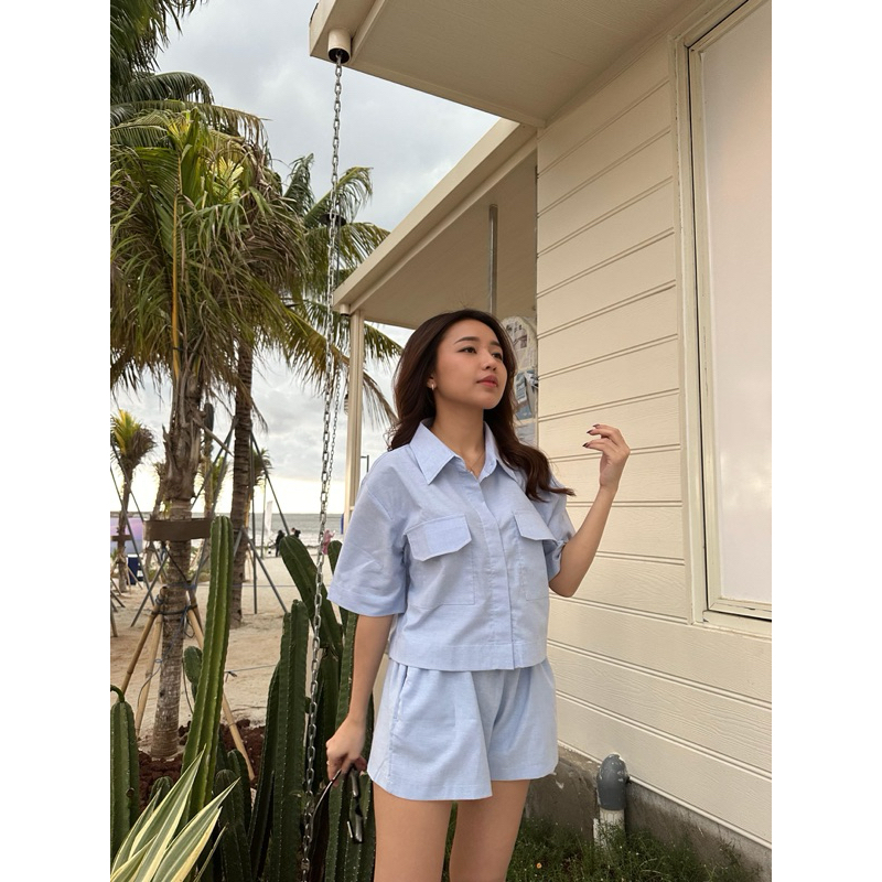 OneSet DnC | Setelan Baju Shirt Celana Pendek | OneSet Premium