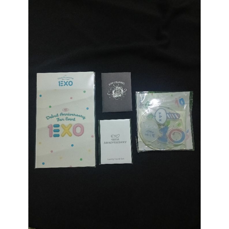 [Ready Stock] Official MD 10th Anniversary EXO | MD Official The Best Japan Clear Trading Card