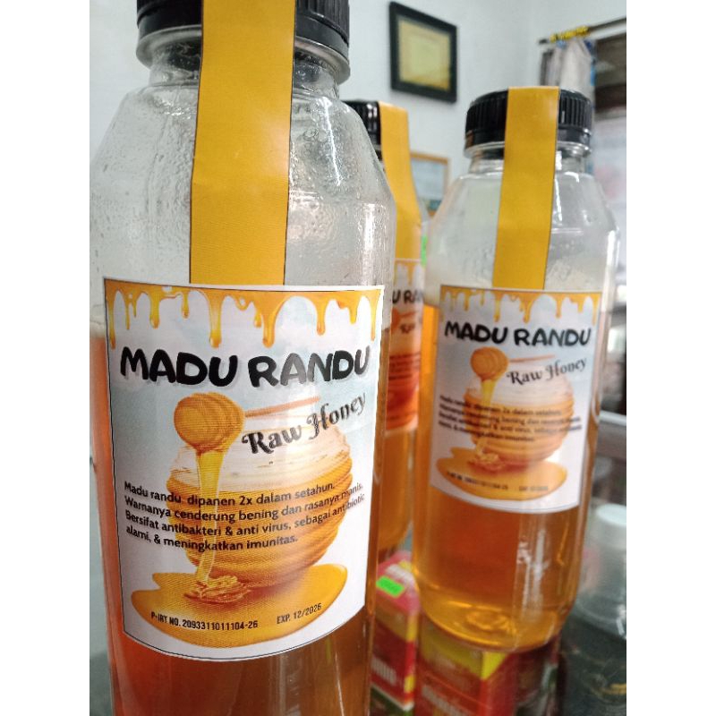 

MADU MURNI RANDU 500 GRAM kadar gas masih tinggi -- diambil langsung dari peternak lebah & ada hasil uji laboratorium