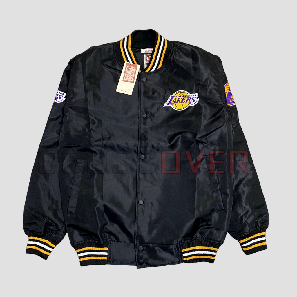 Jaket Varsity Lakers Los Angeles Jacket bomber Pria Wanita Original
