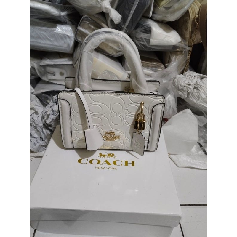 TAS wanita premium import coach lady shoulder