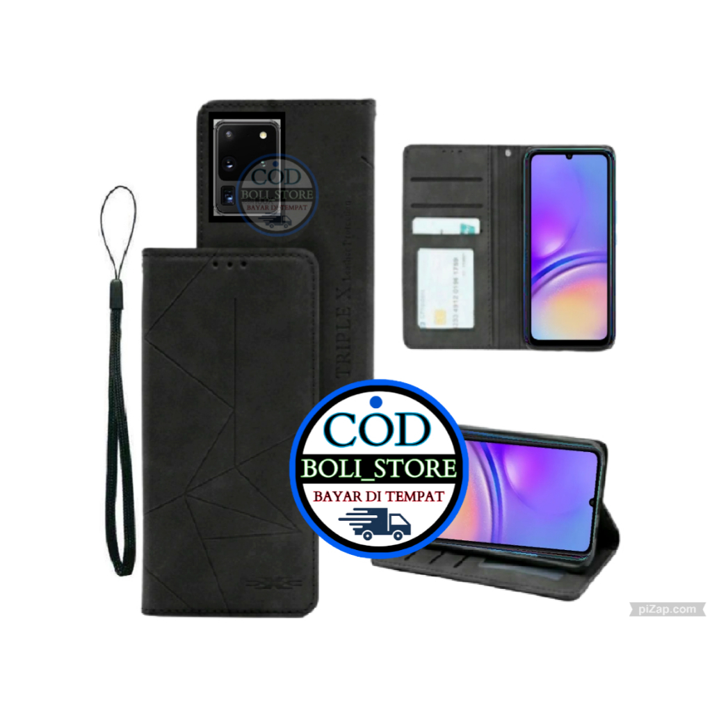 CASE HP SAMSUNG S20 ULTRA MOTIF MAXNET CASE KULIT- CASING DOMPET-FLIP COVER LEATHER-SARUNG HP