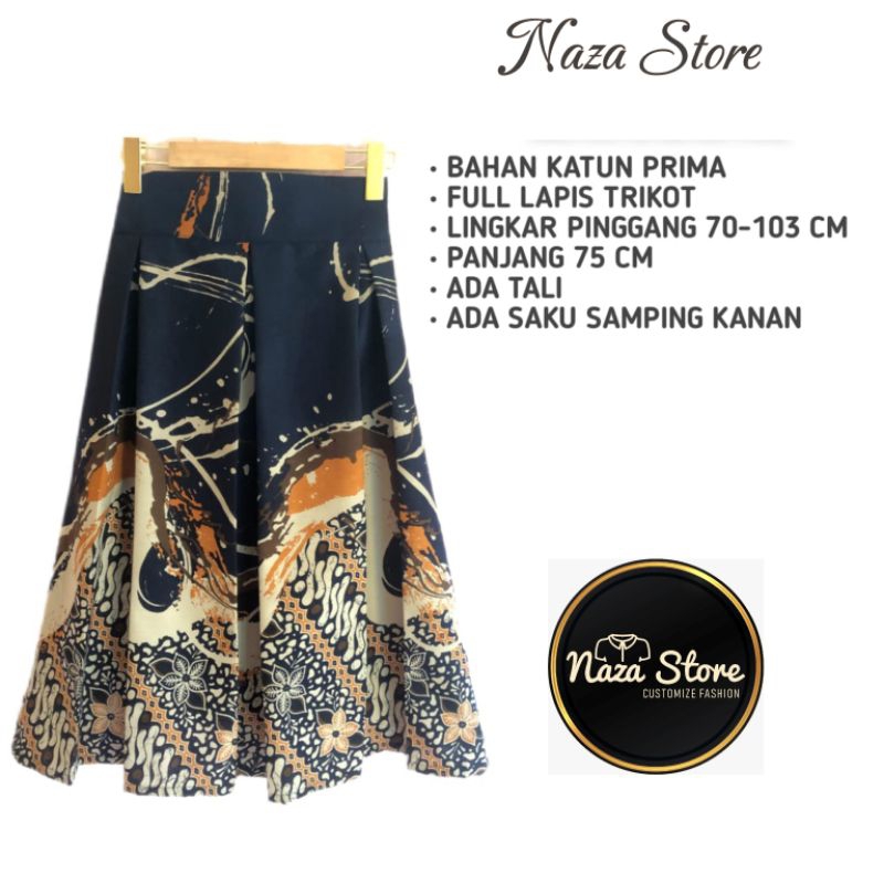 ROK BATIK MODERN LAPIS TRIKOT/ROK BATIK 7/8/BAWAHAN BATIK