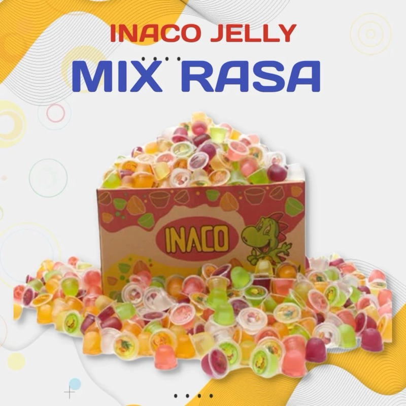 INACO JELLY 250gram / AGAR AGAR JELLY INACO MIX RASA