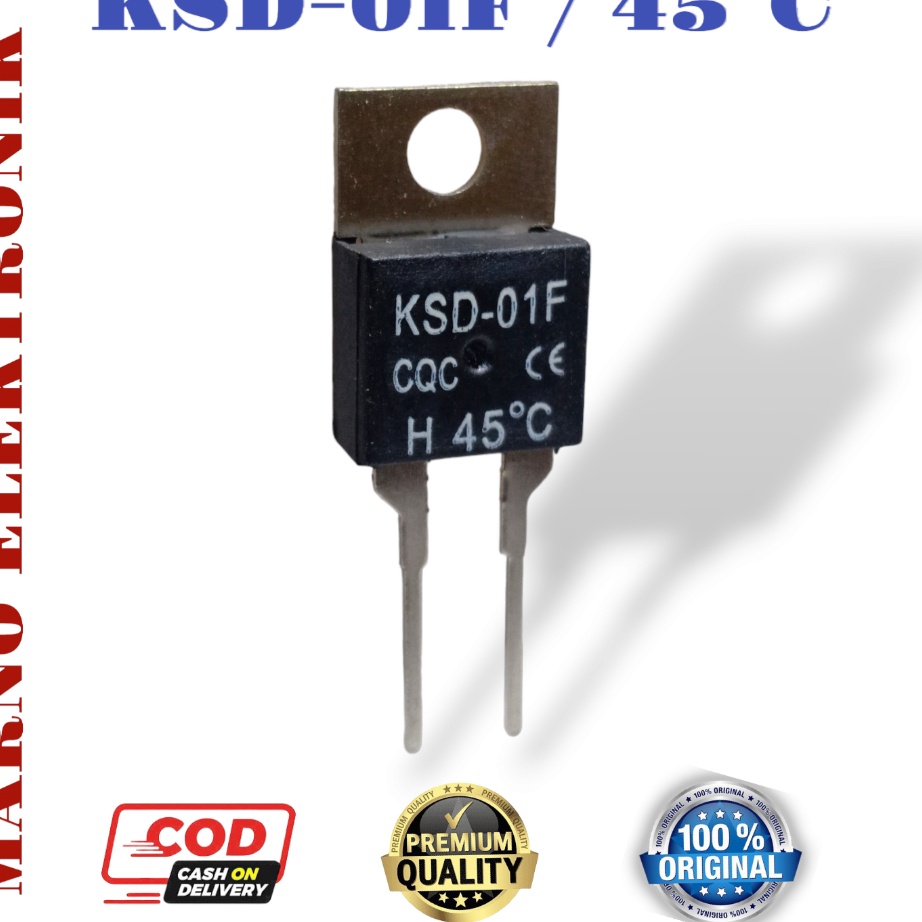 1111 TRANSISTOR TR THERMOFUSE UNTUK POWER KSD1F 45C 5C 6C 7C 75C ASLI ORIGINAL ORI