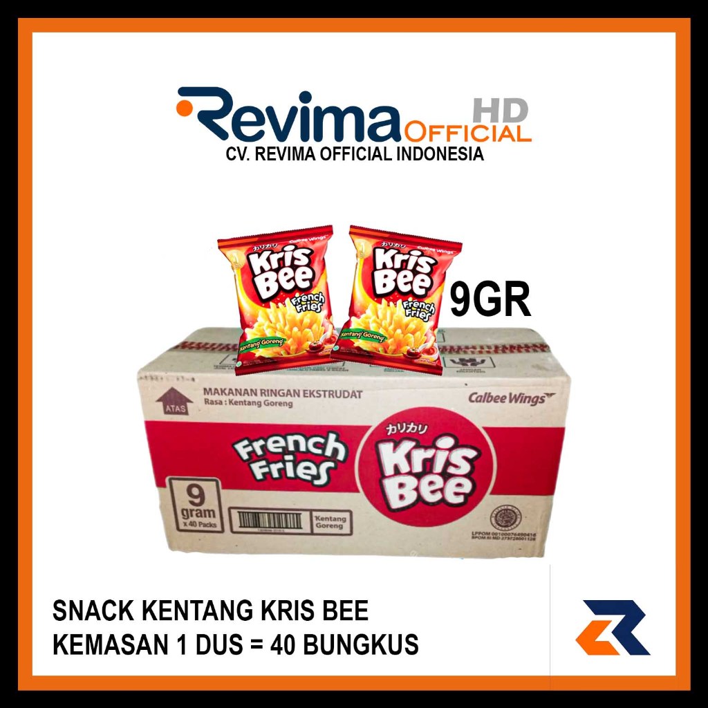 

Ciki KRISBEE kentang Goreng KRISBEE 11gr Kemasan 1 Dus isi 40 Bungkus