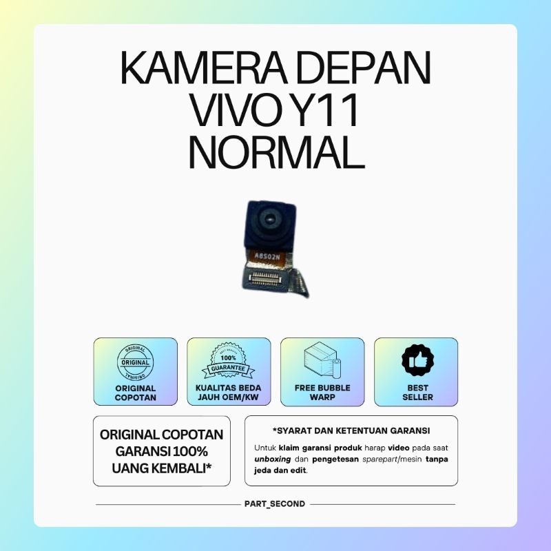 kamera depan VIVO Y11 ORIGINAL