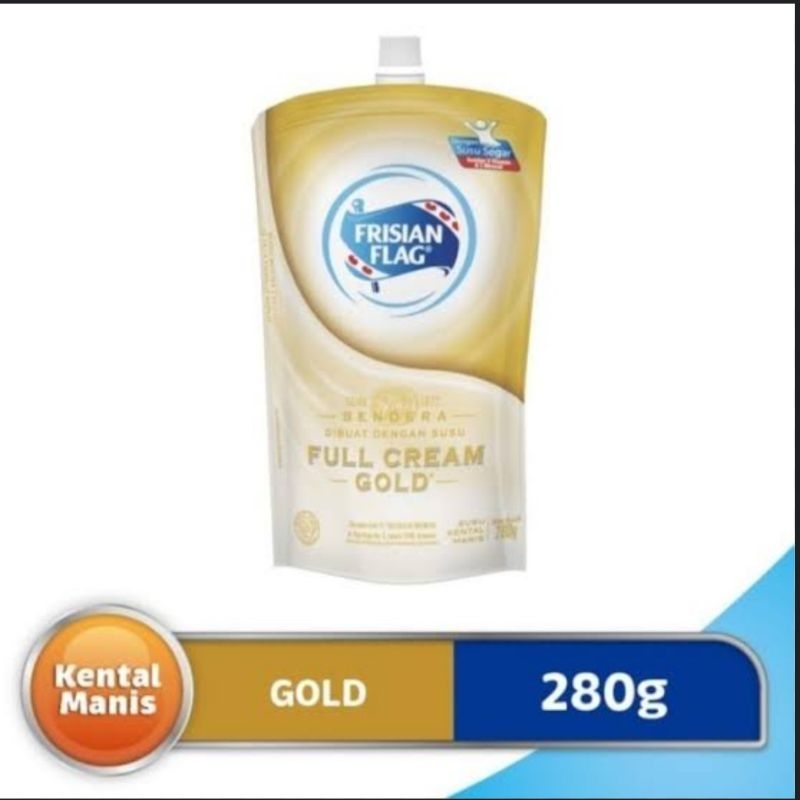 

Frisian flag full cream gold susu bendera 280g